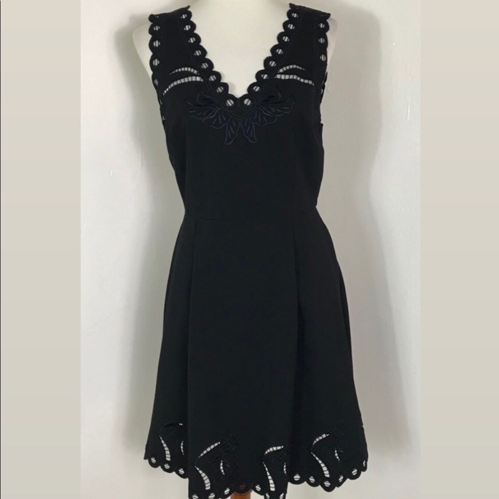 Ted Baker London Emalise Embroidered Skater Dress